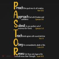 Pastor Preacher Minister Clergy Bible Verse Definition Mousepad thumb 1