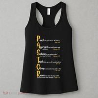 Pastor Preacher Minister Clergy Bible Verse Definition Women's Tank Top thumb 3