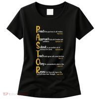 Pastor Preacher Minister Clergy Bible Verse Definition Women's T-Shirt thumb 0
