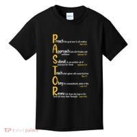 Pastor Preacher Minister Clergy Bible Verse Definition Kids T-Shirt thumb 0