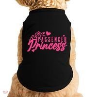 Passenger Princess Meme Women Passenger Seat Princess Doggie Tank thumb 0