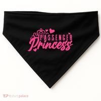 Passenger Princess Meme Women Passenger Seat Princess USA-Made Doggie Bandana thumb 0
