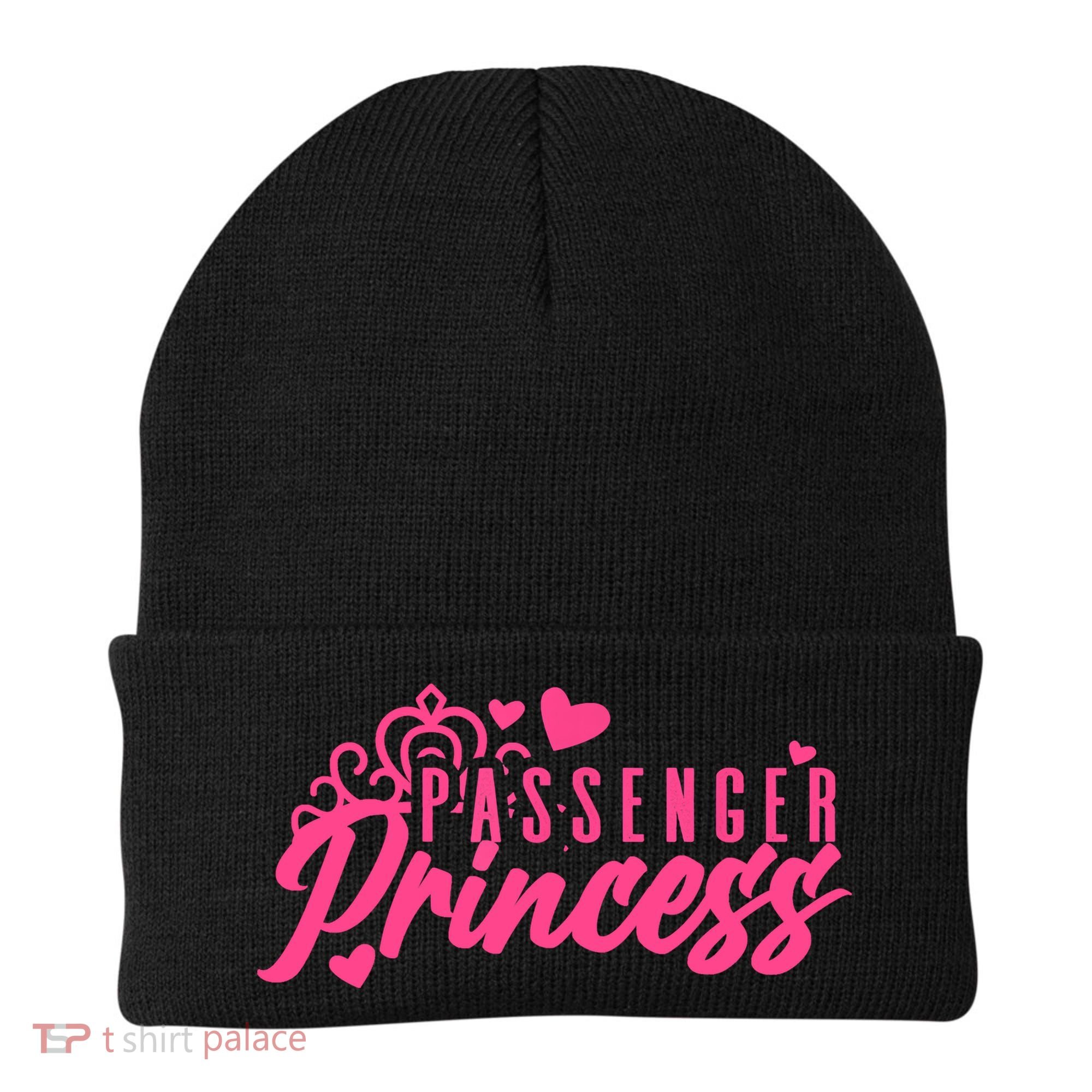 Passenger Princess Meme Women Passenger Seat Princess Beanie