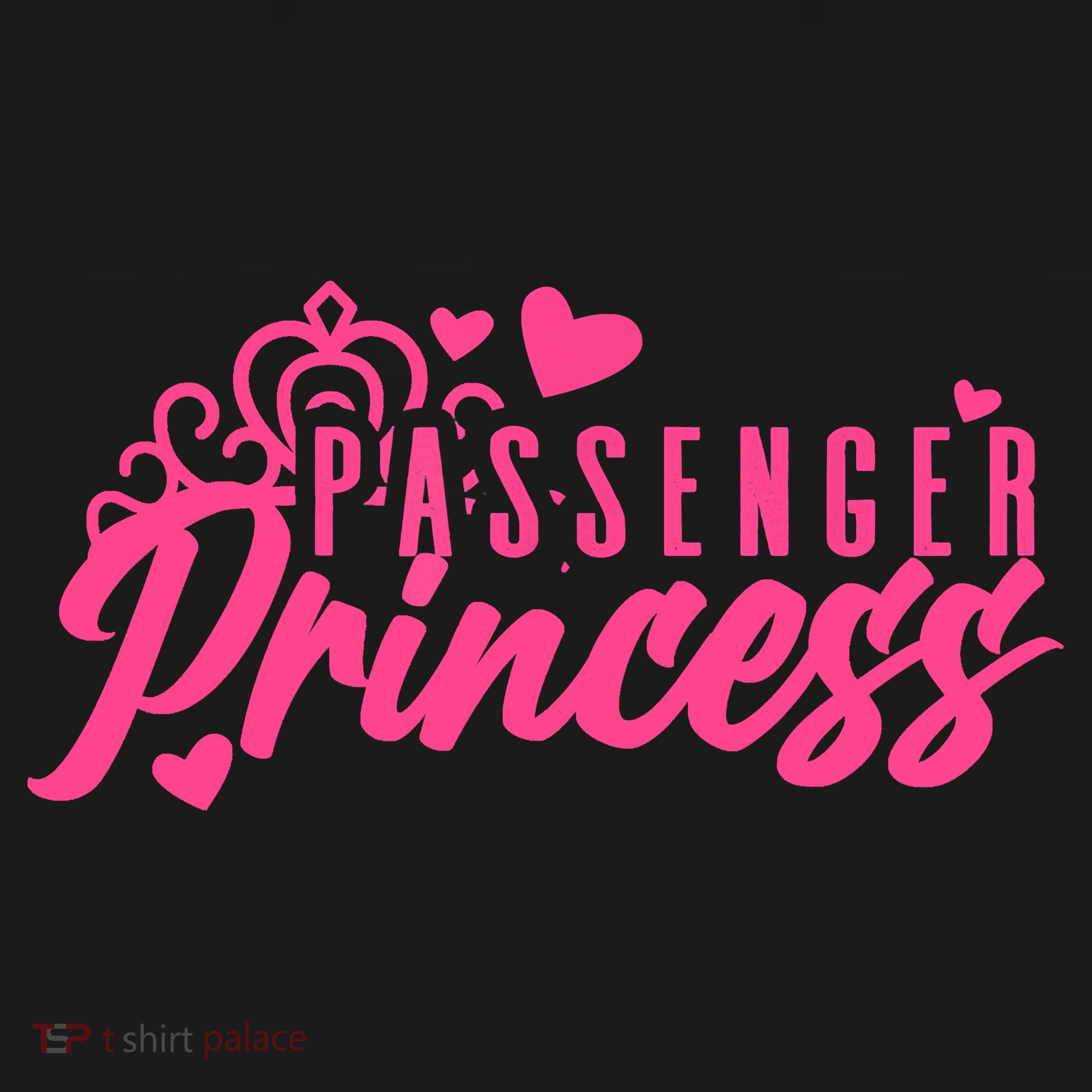 Passenger Princess Meme Women Passenger Seat Princess Ornament