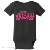 Passenger Princess Meme Women Passenger Seat Princess Baby Bodysuit thumb 0