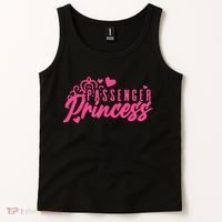 Passenger Princess Meme Women Passenger Seat Princess Tank Top thumb 2