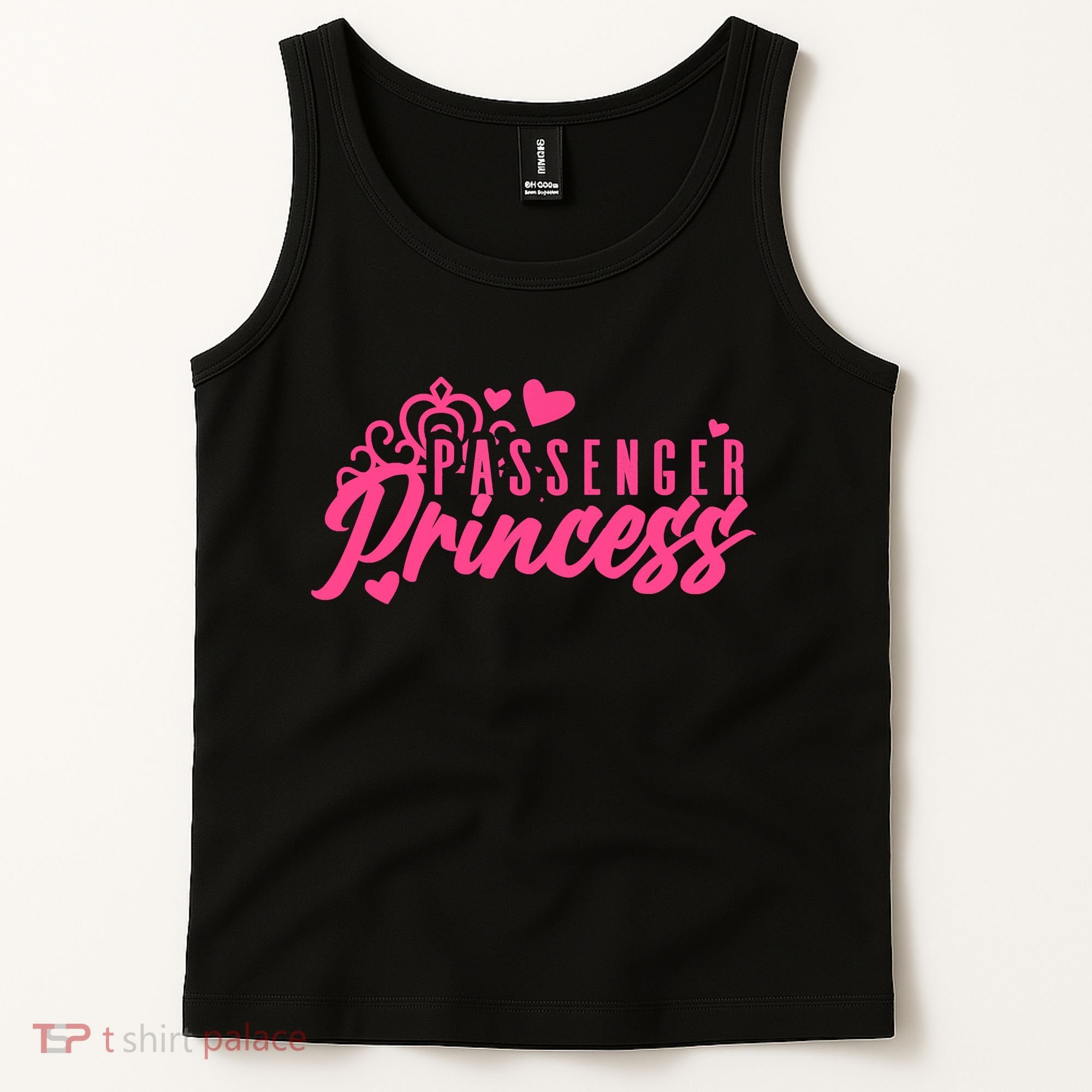 Passenger Princess Meme Women Passenger Seat Princess Tank Top