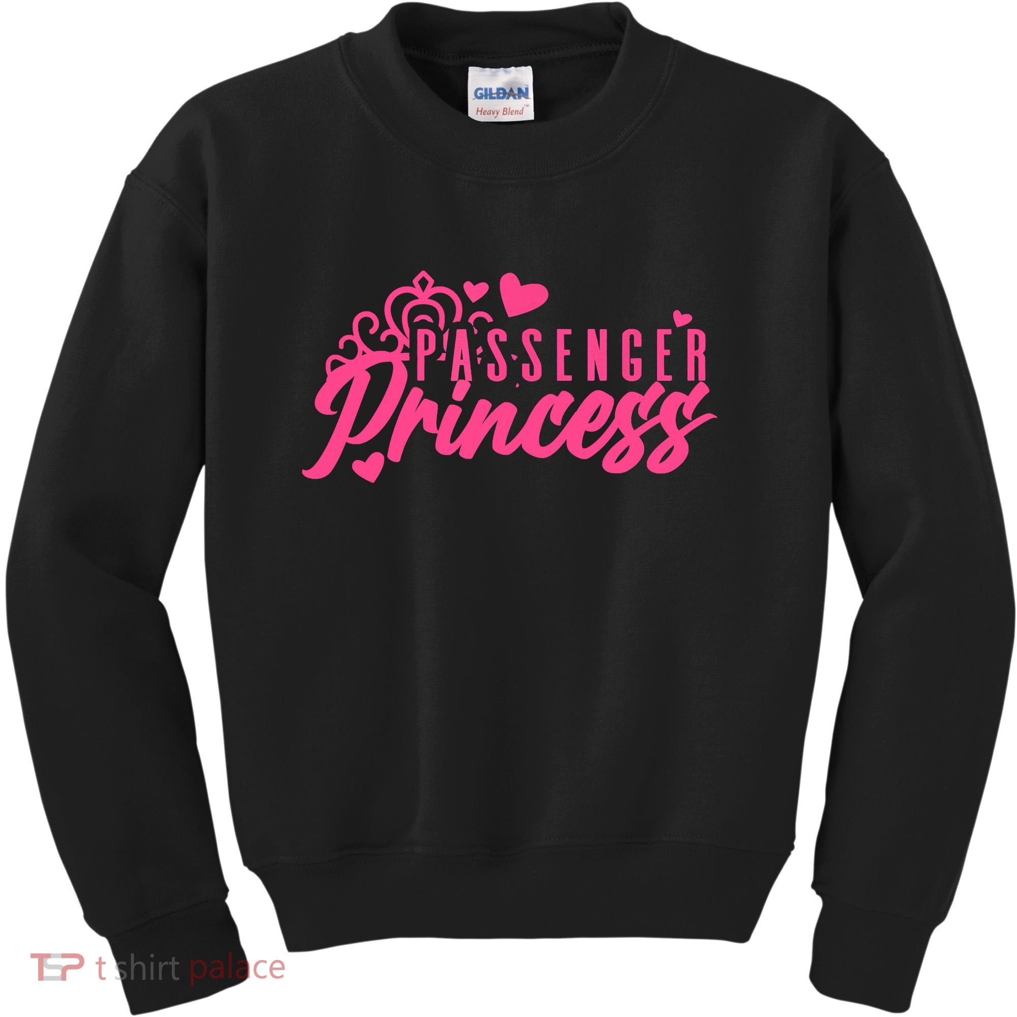Passenger Princess Meme Women Passenger Seat Princess Kids Sweatshirt