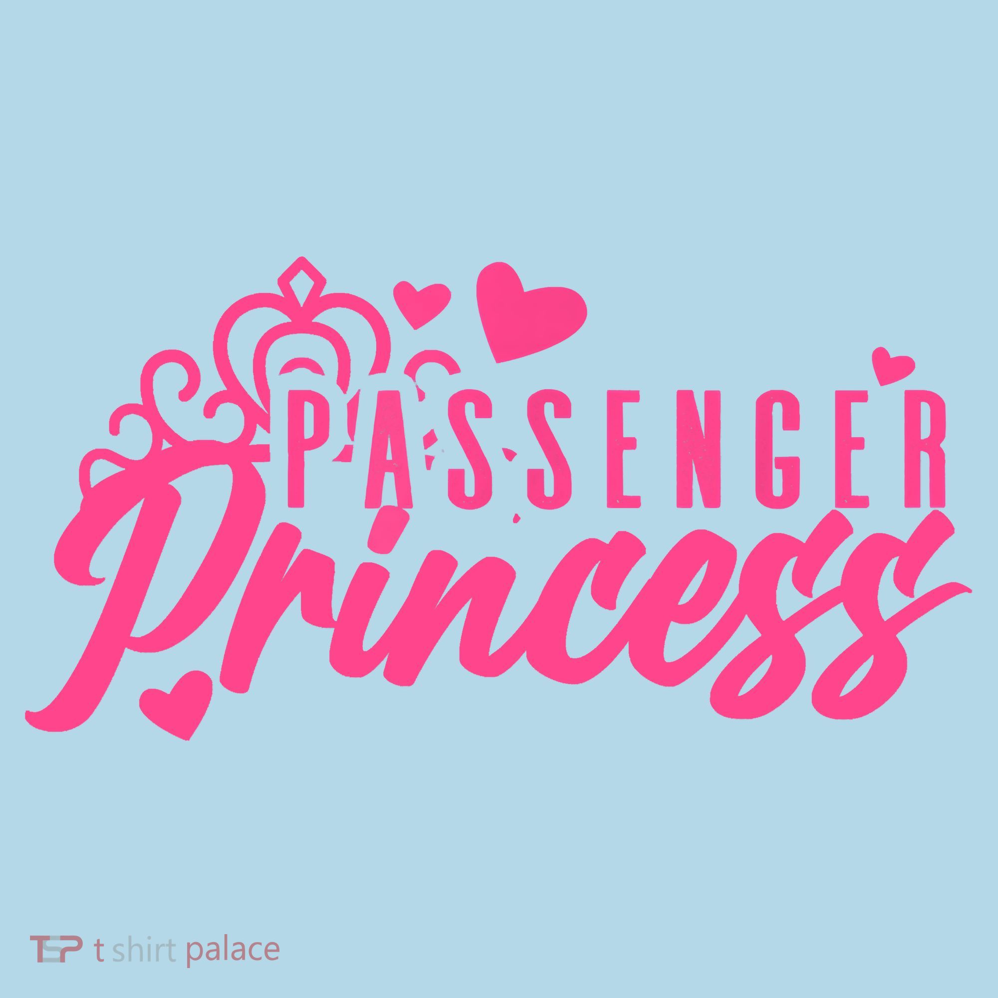 Passenger Princess Meme Women Passenger Seat Princess Polo