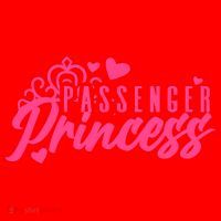 Passenger Princess Meme Women Passenger Seat Princess Santa Hat thumb 1