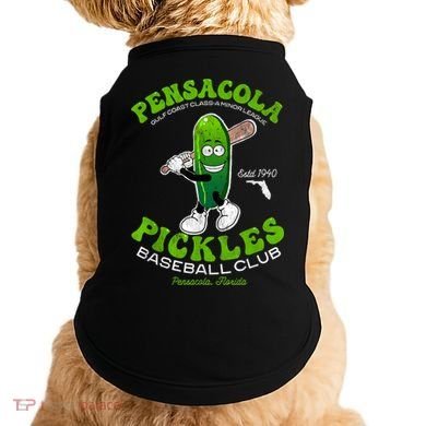Pensacola Pickles Minor League Retro Baseball Team Doggie Tank