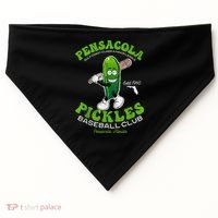 Pensacola Pickles Minor League Retro Baseball Team USA-Made Doggie Bandana thumb 0