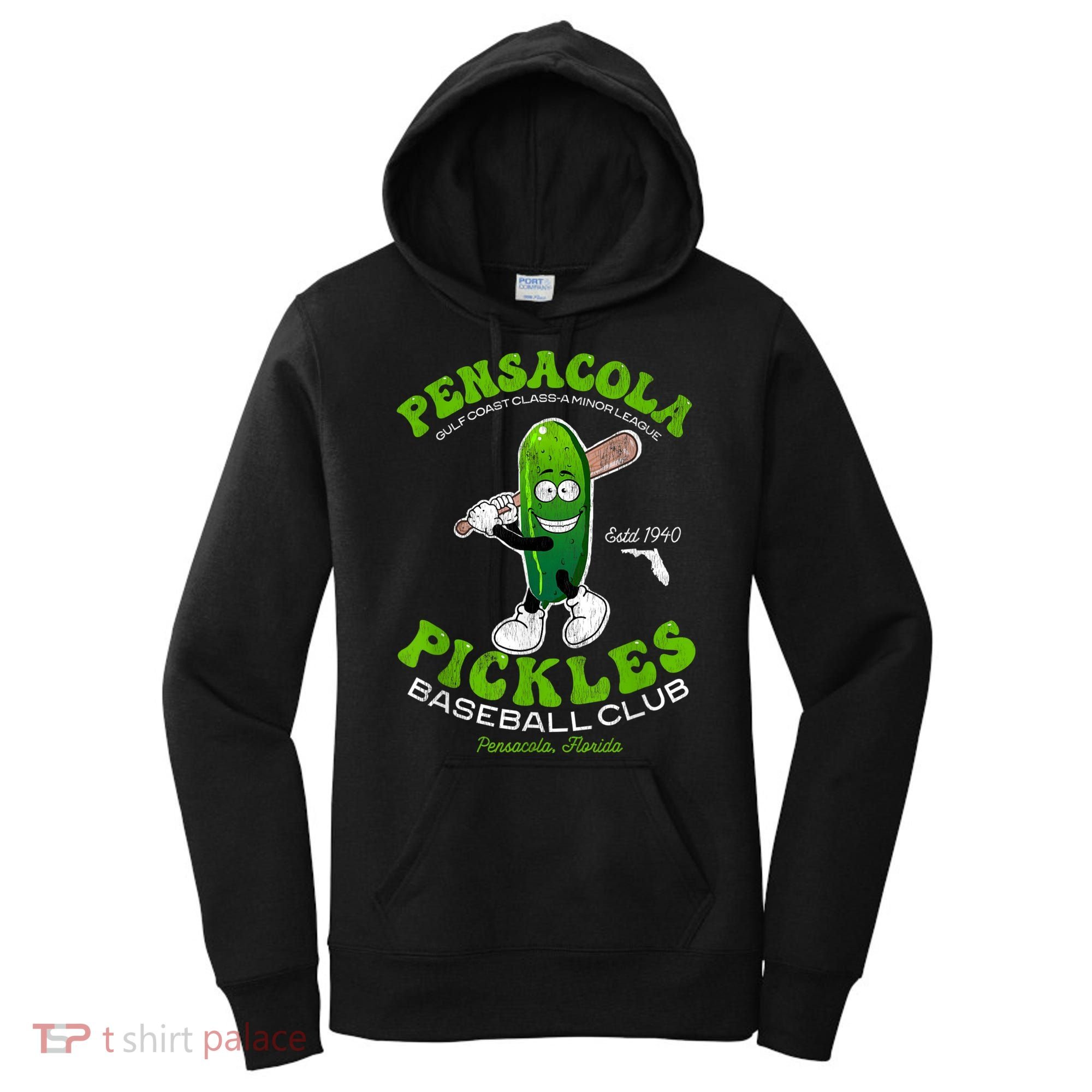 Pensacola Pickles Minor League Retro Baseball Team Women's Hoodie
