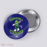 Pensacola Pickles Minor League Retro Baseball Team Button thumb 0