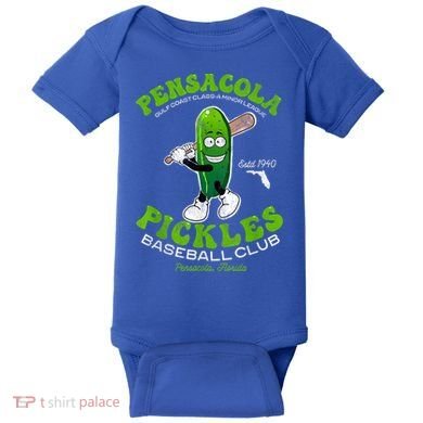 Pensacola Pickles Minor League Retro Baseball Team Baby Bodysuit