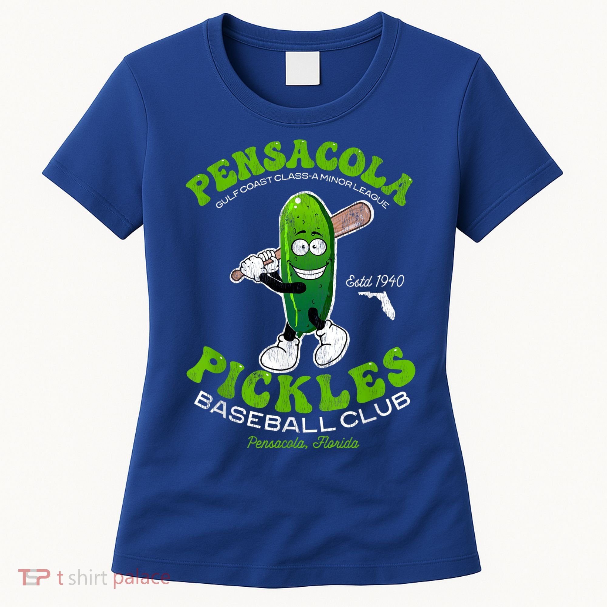 Pensacola Pickles Minor League Retro Baseball Team Women's T-Shirt