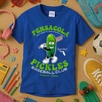 Pensacola Pickles Minor League Retro Baseball Team Kids T-Shirt thumb 3