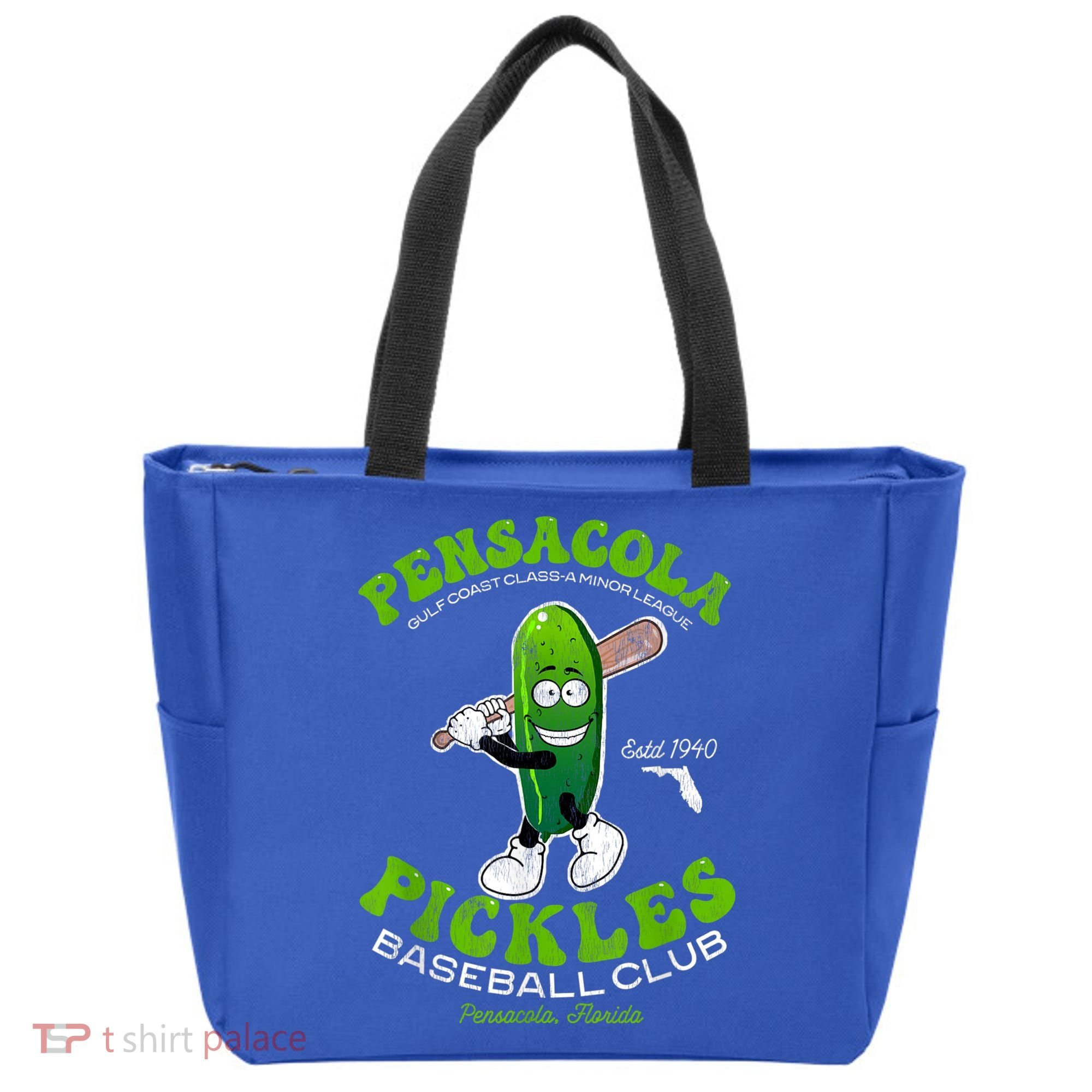 Pensacola Pickles Minor League Retro Baseball Team Tote Bag