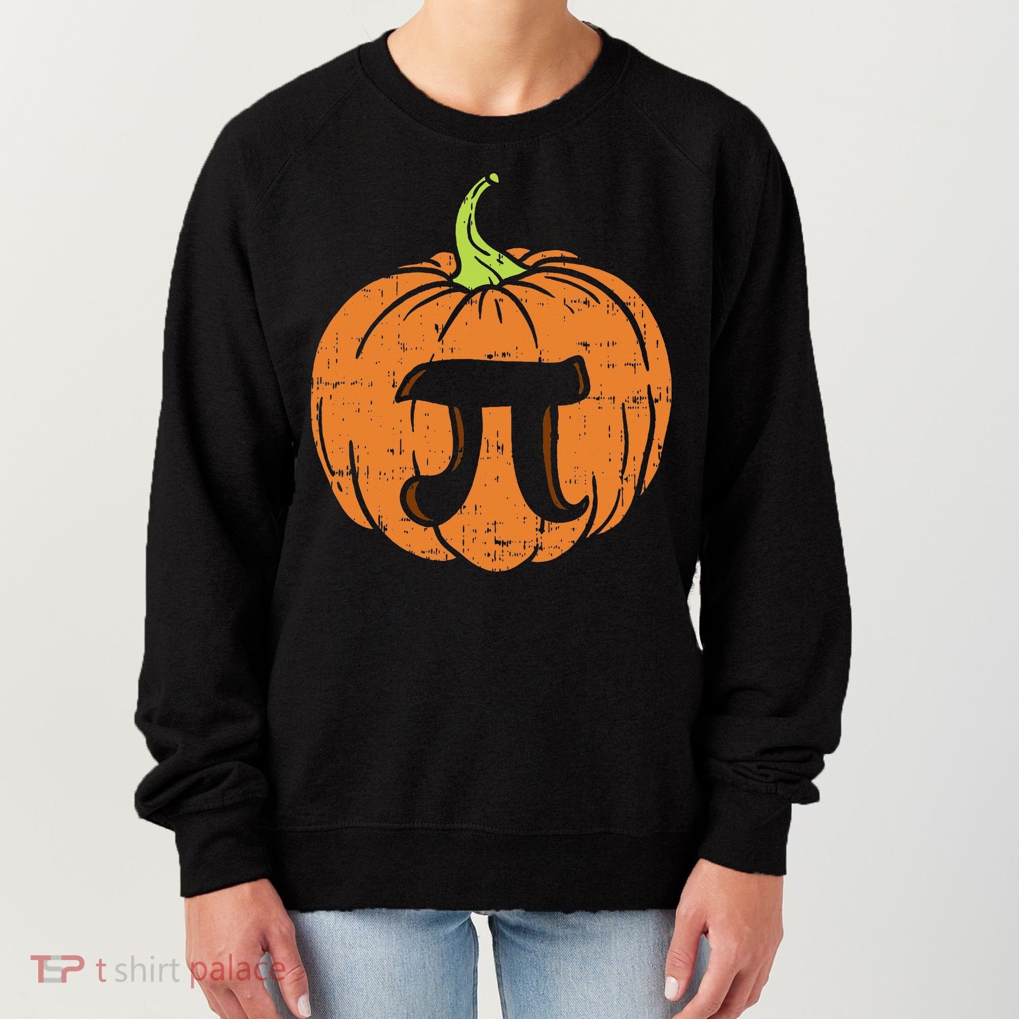 Pumpkin Pi Math Halloween Thanksgiving Pie Day Costume Women's Sweatshirt