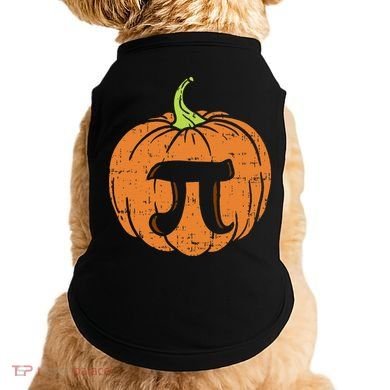 Pumpkin Pi Math Halloween Thanksgiving Pie Day Costume Doggie Tank