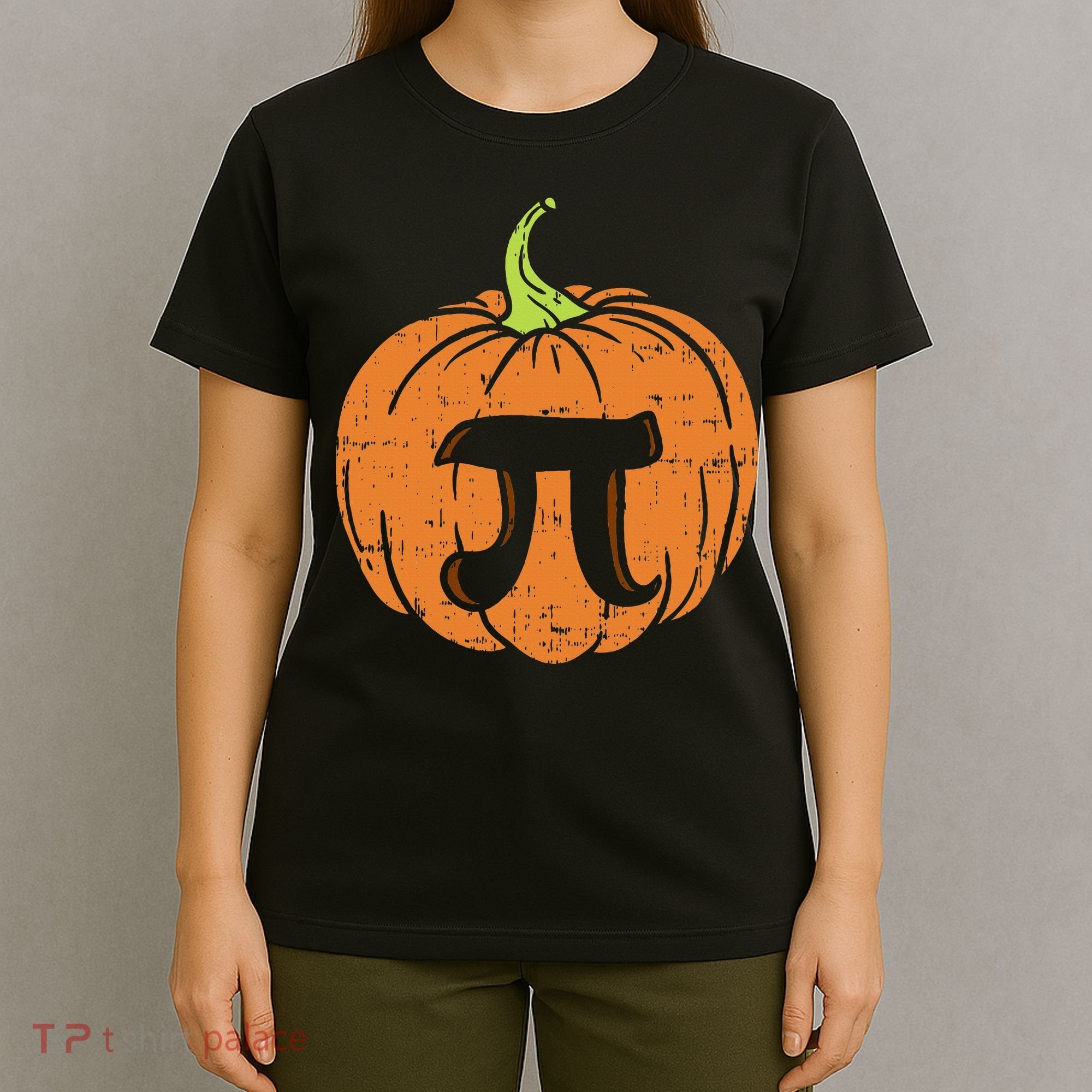 Pumpkin Pi Math Halloween Thanksgiving Pie Day Costume T-Shirt