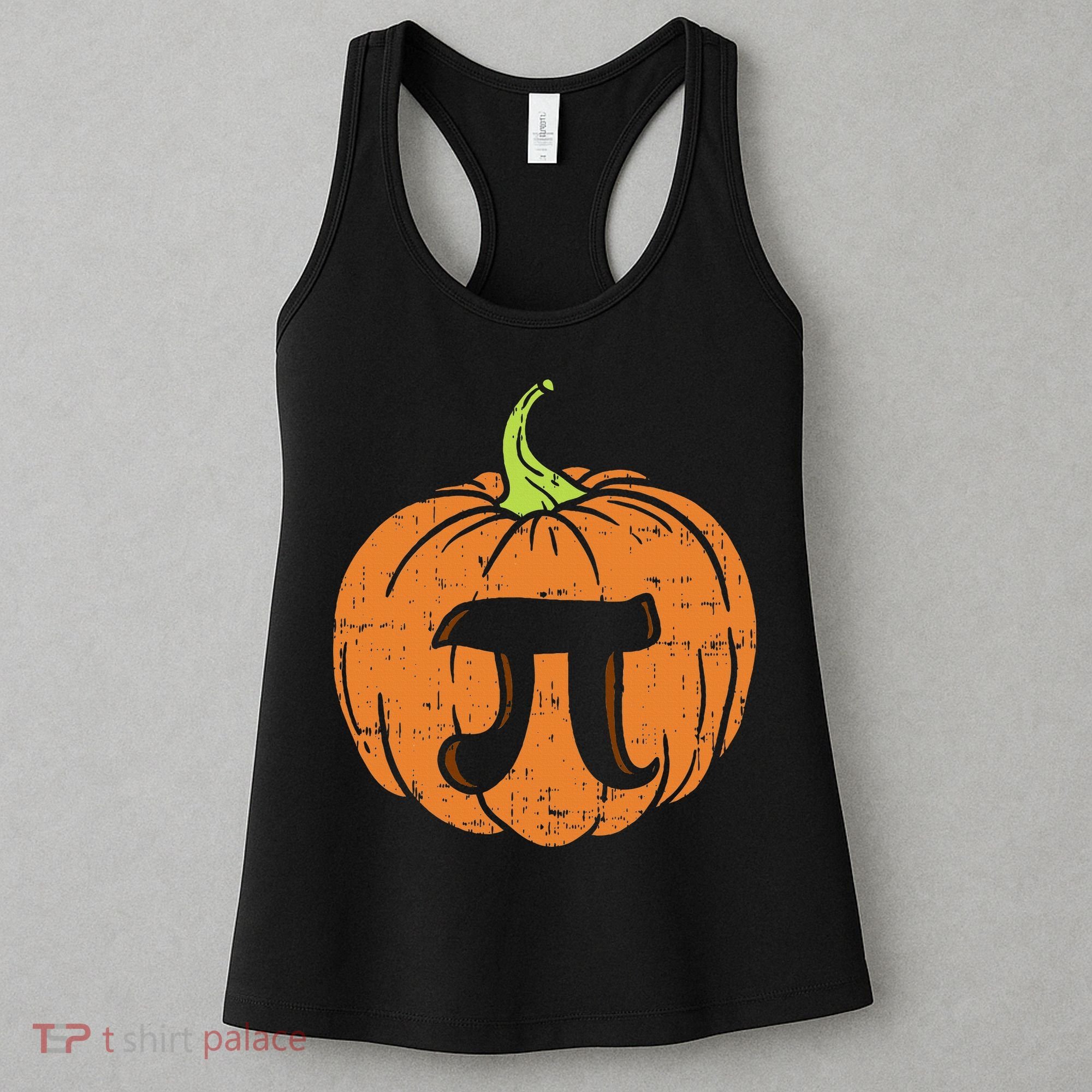Pumpkin Pi Math Halloween Thanksgiving Pie Day Costume Women's Tank Top