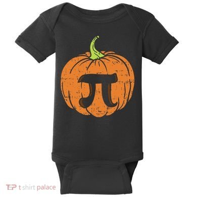 Pumpkin Pi Math Halloween Thanksgiving Pie Day Costume Baby Bodysuit