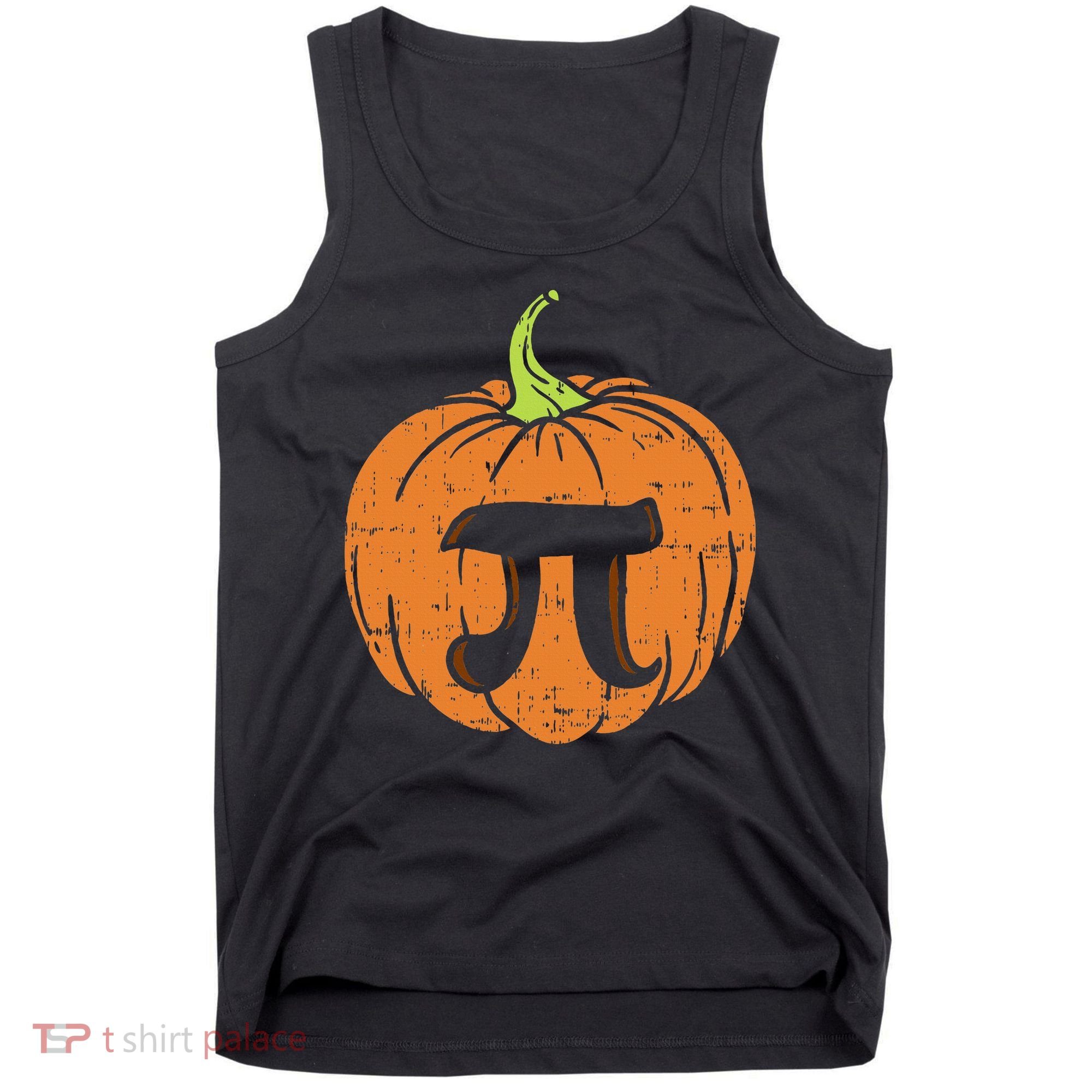 Pumpkin Pi Math Halloween Thanksgiving Pie Day Costume Tank Top