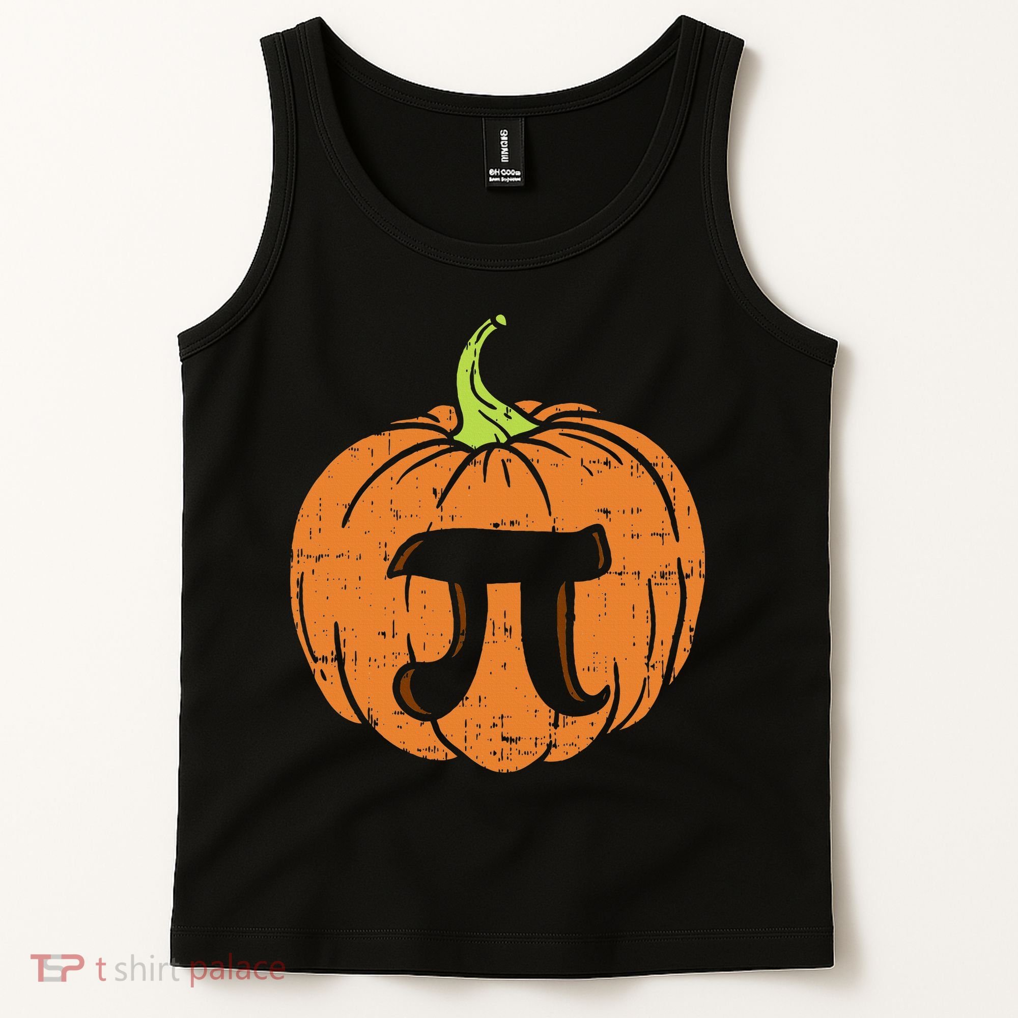 Pumpkin Pi Math Halloween Thanksgiving Pie Day Costume Tank Top
