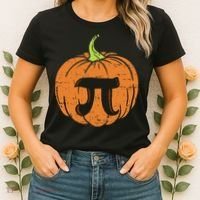 Pumpkin Pi Math Halloween Thanksgiving Pie Day Costume Women's T-Shirt thumb 2