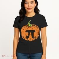 Pumpkin Pi Math Halloween Thanksgiving Pie Day Costume Women's T-Shirt thumb 4