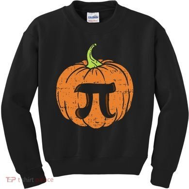 Pumpkin Pi Math Halloween Thanksgiving Pie Day Costume Kids Sweatshirt