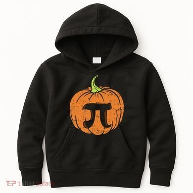 Pumpkin Pi Math Halloween Thanksgiving Pie Day Costume Kids Hoodie