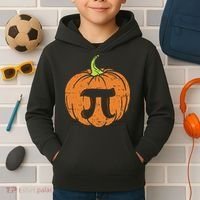 Pumpkin Pi Math Halloween Thanksgiving Pie Day Costume Kids Hoodie thumb 2