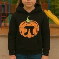 Pumpkin Pi Math Halloween Thanksgiving Pie Day Costume Kids Hoodie thumb 3