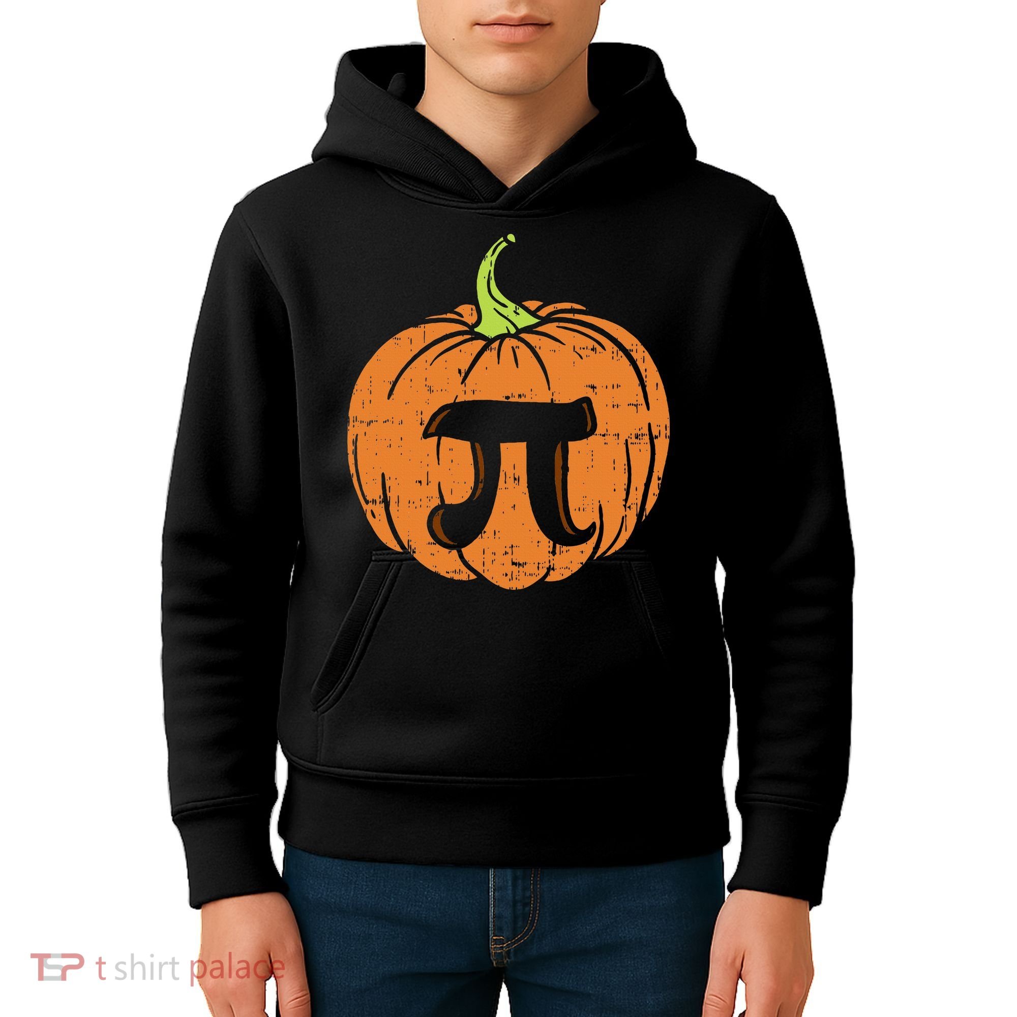 Pumpkin Pi Math Halloween Thanksgiving Pie Day Costume Kids Hoodie