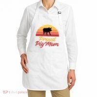 Proud Pig Mom Pig Owner Pig Farmer Pig Mother Gift Apron thumb 2