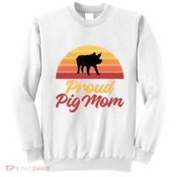 Proud Pig Mom Pig Owner Pig Farmer Pig Mother Gift Sweatshirt thumb 0