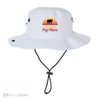 Proud Pig Mom Pig Owner Pig Farmer Pig Mother Gift Bucket Hat thumb 0