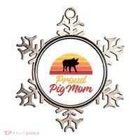 Proud Pig Mom Pig Owner Pig Farmer Pig Mother Gift Ornament thumb 0