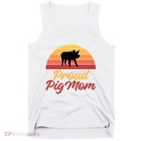 Proud Pig Mom Pig Owner Pig Farmer Pig Mother Gift Tank Top thumb 0