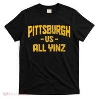 Pittsburgh Pennsylvania Map Yinz Vintage Pride Funny Yinzer T-Shirt thumb 0