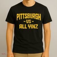 Pittsburgh Pennsylvania Map Yinz Vintage Pride Funny Yinzer T-Shirt thumb 3