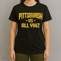 Pittsburgh Pennsylvania Map Yinz Vintage Pride Funny Yinzer T-Shirt thumb 4
