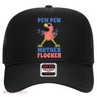 Pew Pew Mother Flocker Funny Cool Flamingo Hat thumb 0