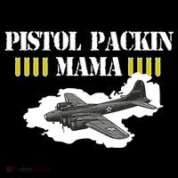 Pistol Packin Mama Aircraft Vintage T-Shirt thumb 7