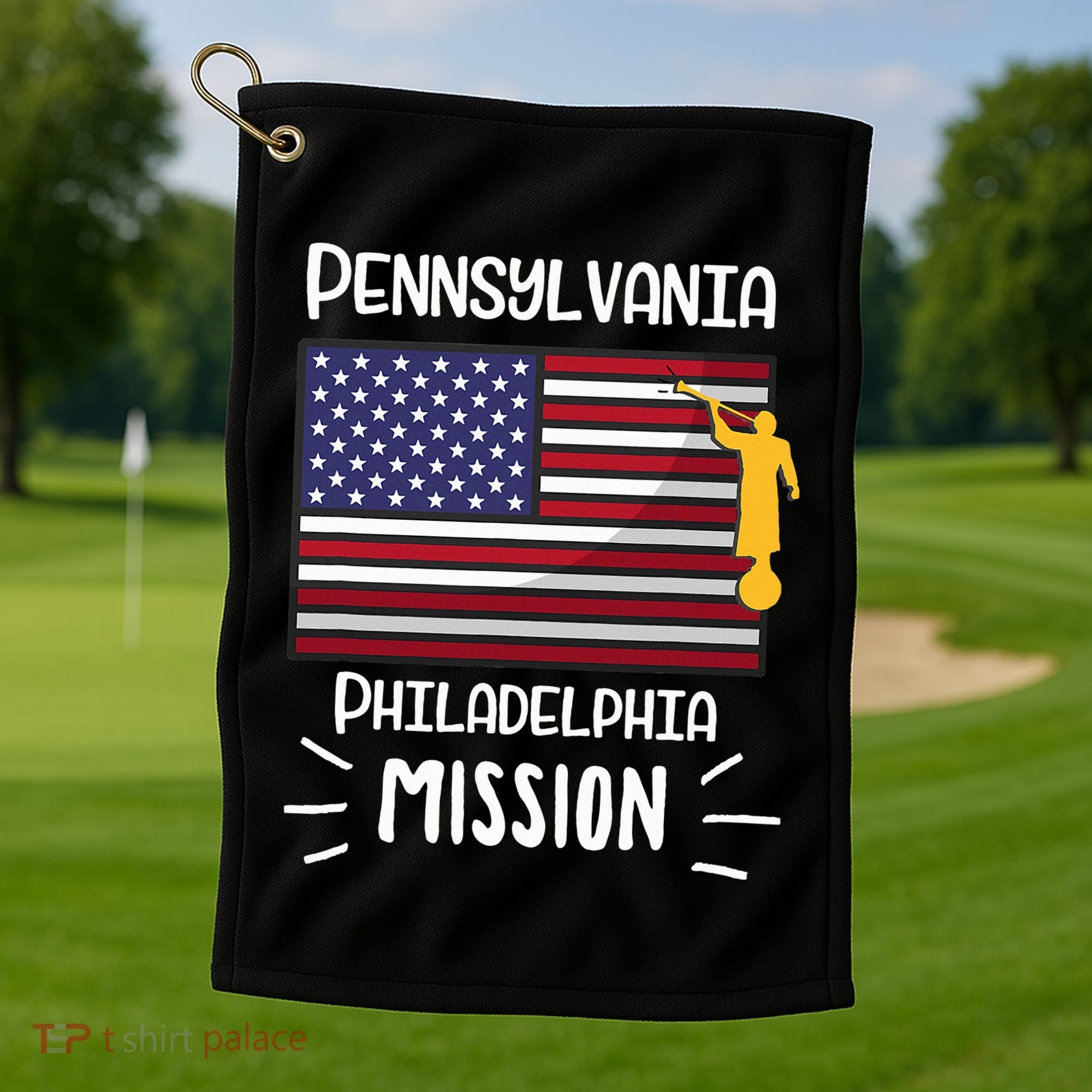 Pennsylvania Philadelphia Mormon Lds Mission Missionary Gift Golf Towel