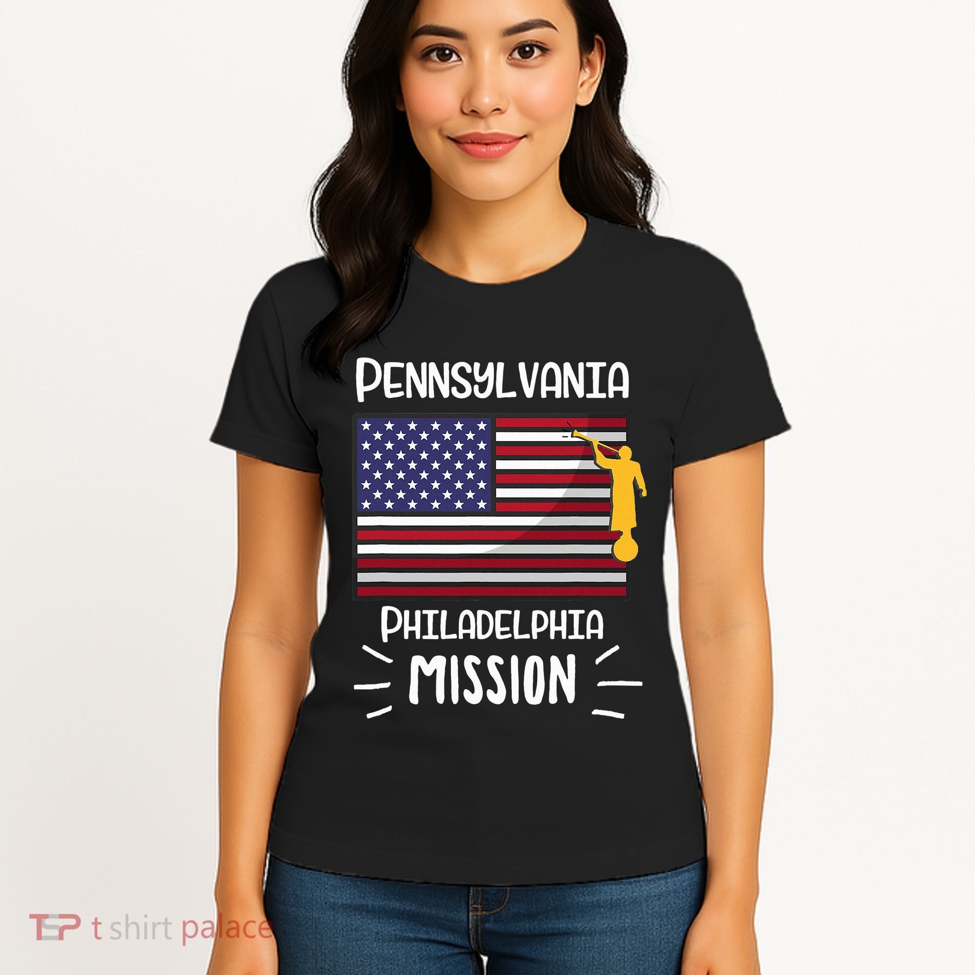 Pennsylvania Philadelphia Mormon Lds Mission Missionary Gift Women's T-Shirt