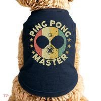 Ping Pong Master Champion Table Tennis Coach Paddle Player Doggie Tank thumb 0