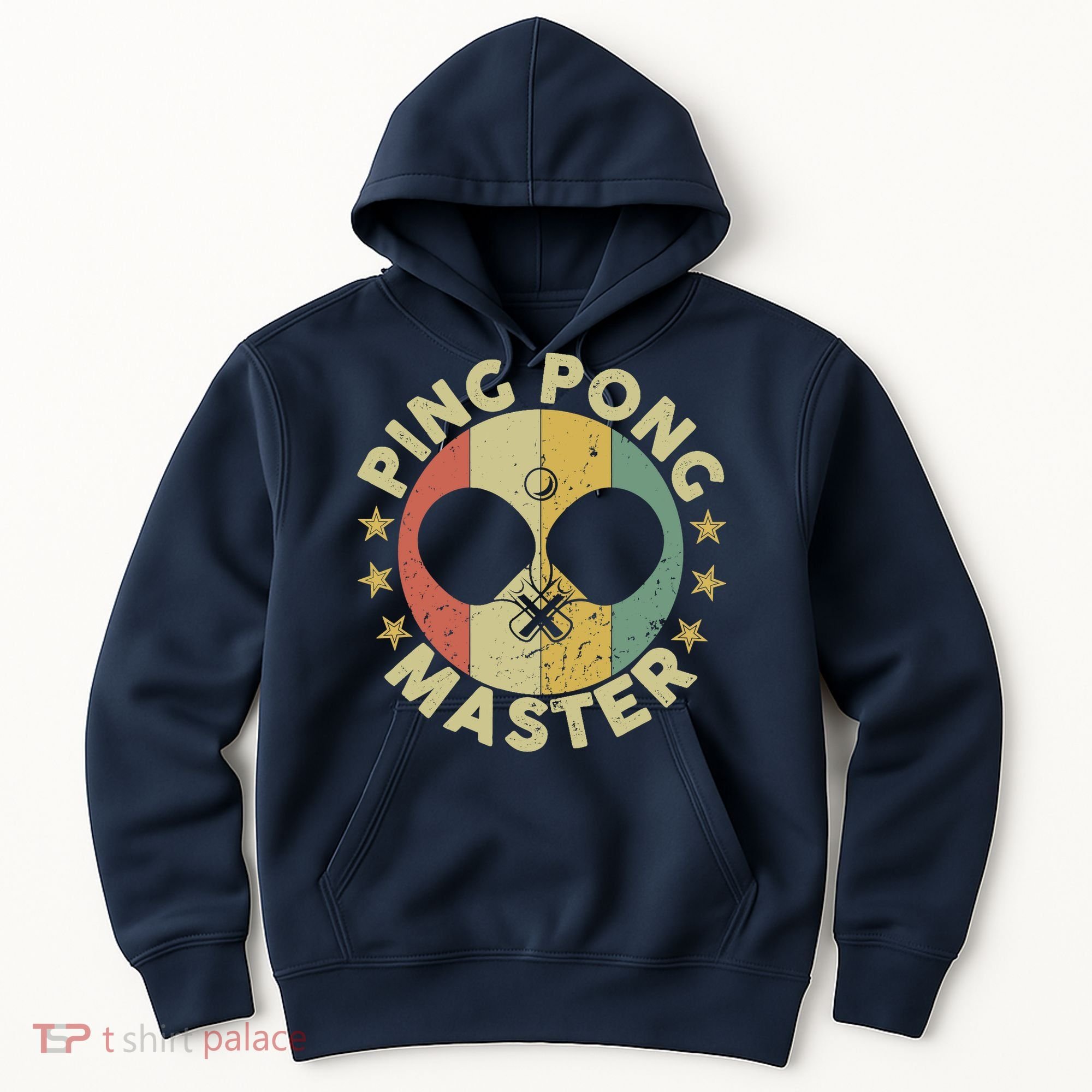 Ping Pong Master Champion Table Tennis Coach Paddle Player Hoodie